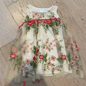 Embroidered floral Helena & Harry Dress- Size 3